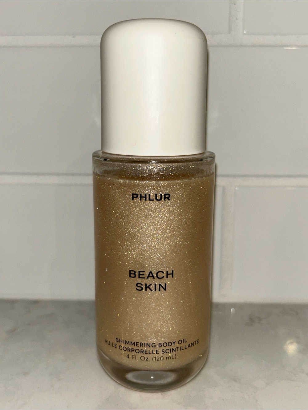 Phlur Beach Skin Shimmering Body Oil 4 oz